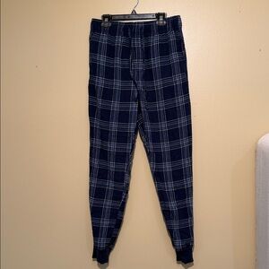 Sonoma Men's Navy Plaid Pajamas
